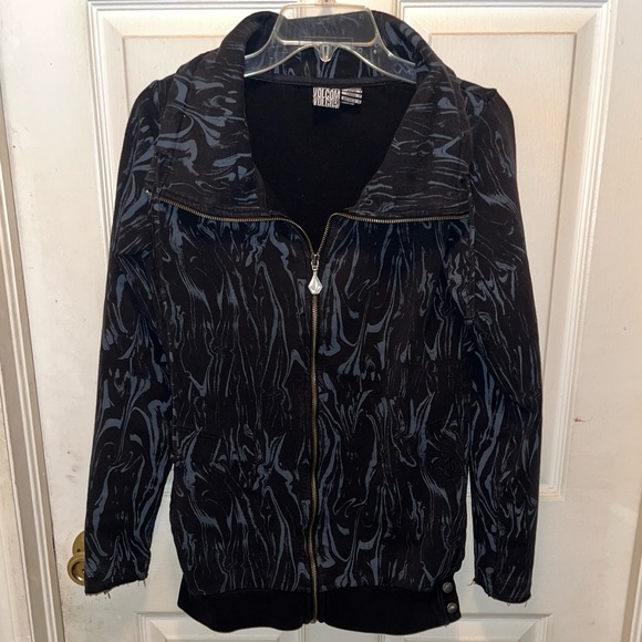 VOLCOM Long Sleeve Swirl Print Jacket Coat. Sz S. - Picture 1 of 9